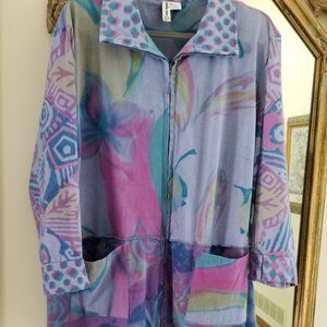 Colorful Winter Sun Jacket in XL